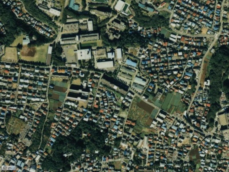 【1987～1990年度撮影】昔の日吉ハイツの場所・周辺環境