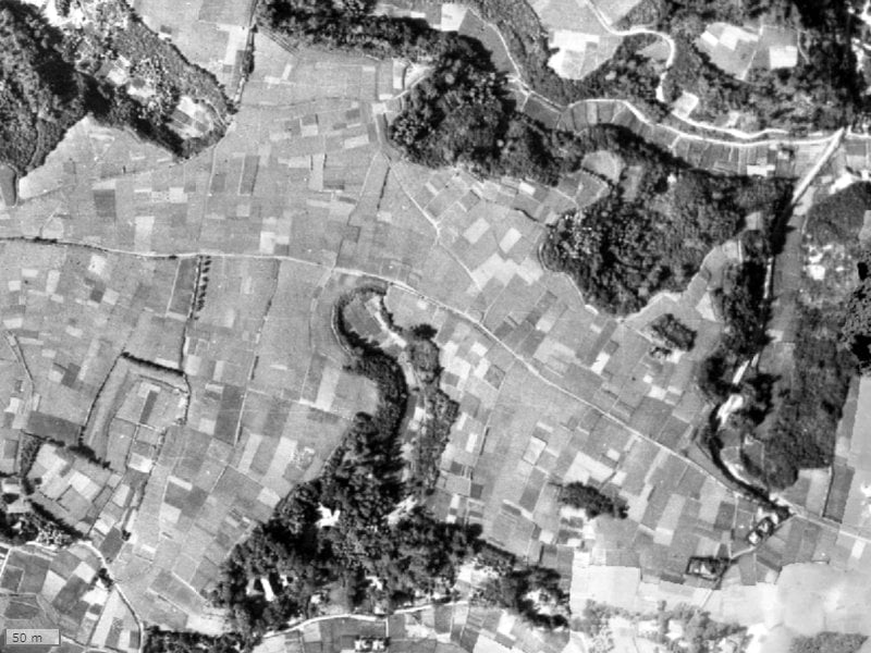 【1945～1950年度撮影】昔の日吉ハイツの場所・周辺環境