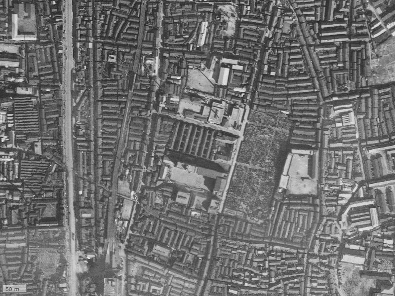 【1936~1942年度撮影】昔のブランズシティ天神橋筋六丁目の場所・周辺環境