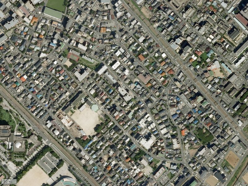 【2007年度撮影】昔のサンリヤン春日原の場所・周辺環境