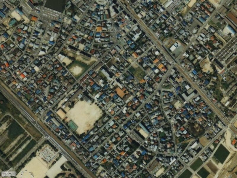 【1987~1990年度撮影】昔のサンリヤン春日原の場所・周辺環境