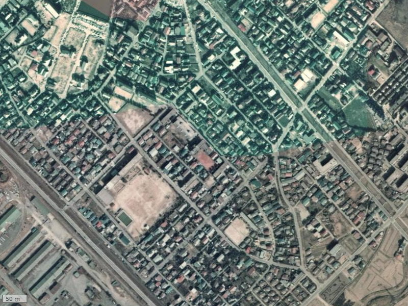 【1974~1978年度撮影】昔のサンリヤン春日原の場所・周辺環境