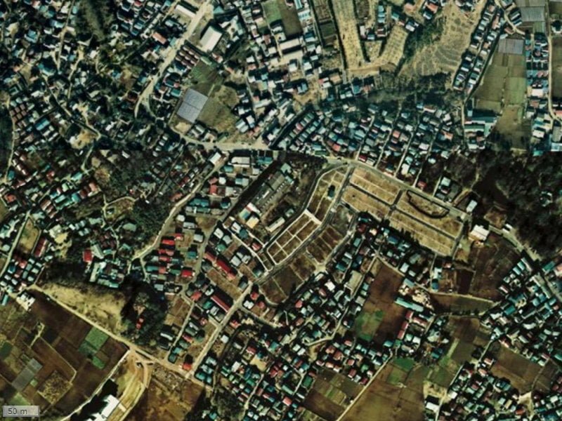 【1974~1978年度撮影】昔のグラン津田沼ヒルズの場所・周辺環境