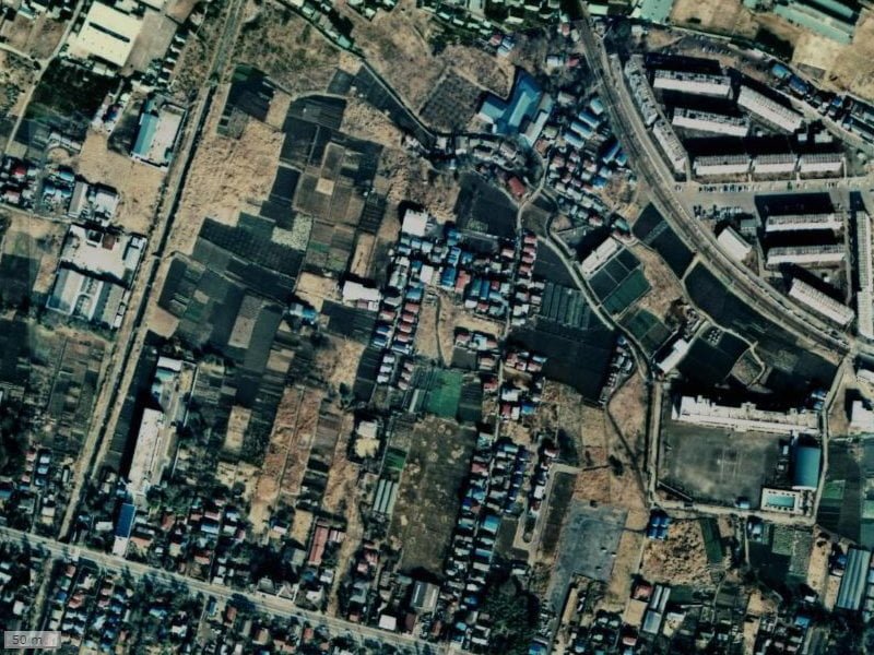 【1974~1978年度撮影】昔のロータリーハイツ国立の場所・周辺環境