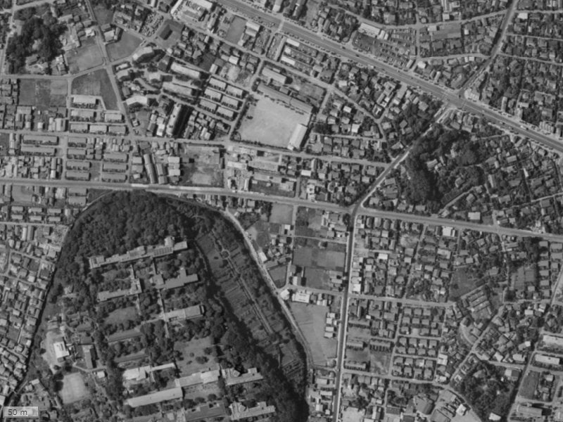 【1961～1969年度撮影】昔のマノー中野江原町の場所・周辺環境