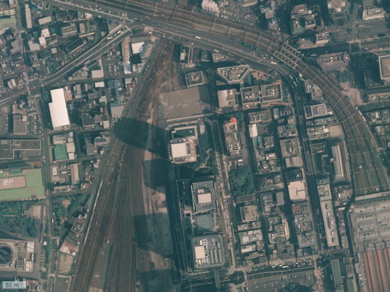 【2013年度撮影】昔のグランフロント大阪オーナーズタワーの場所・周辺環境