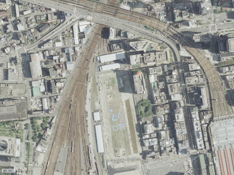 【2007年度撮影】昔のグランフロント大阪オーナーズタワーの場所・周辺環境