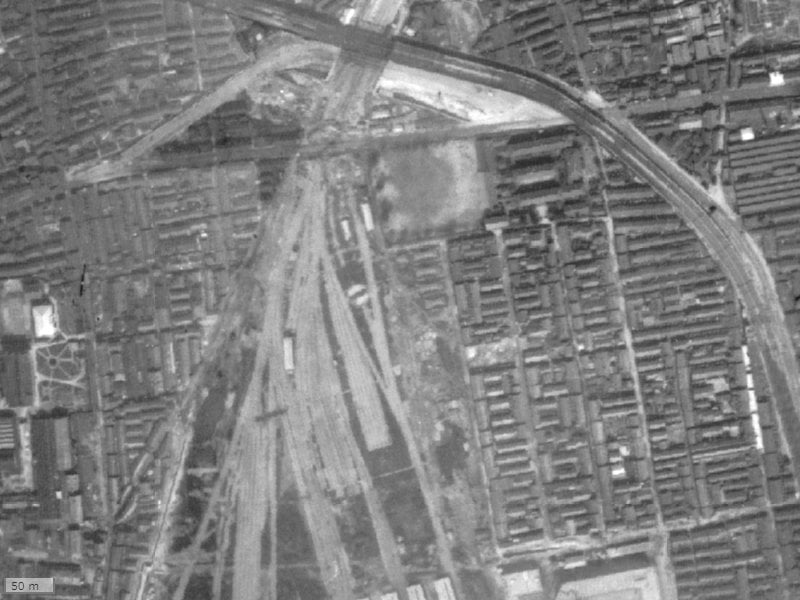 【1928年度撮影】昔のグランフロント大阪オーナーズタワーの場所・周辺環境