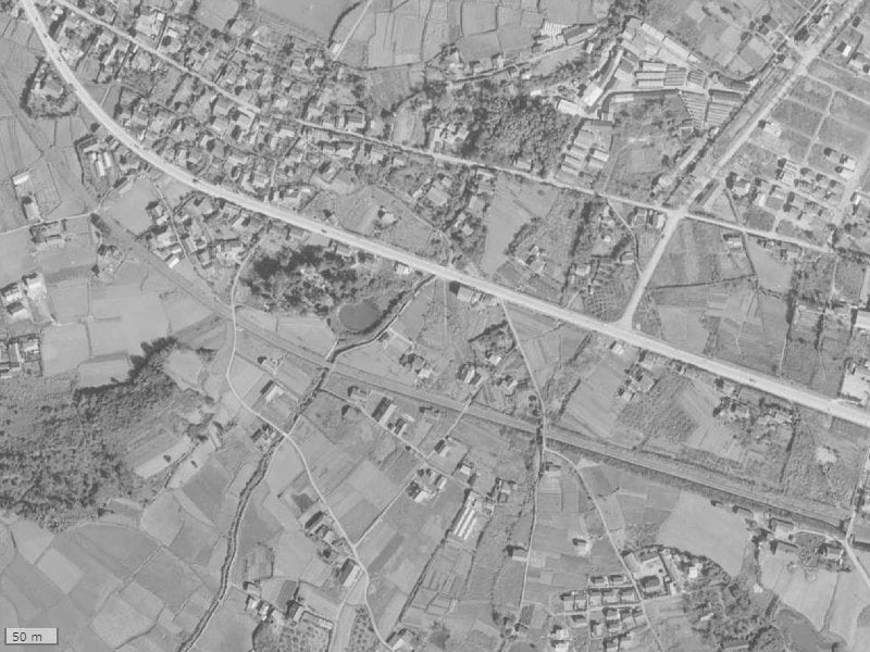 【1961～1969年度撮影】昔のグランドパレス安部山公園ステーションサイドの場所・周辺環境