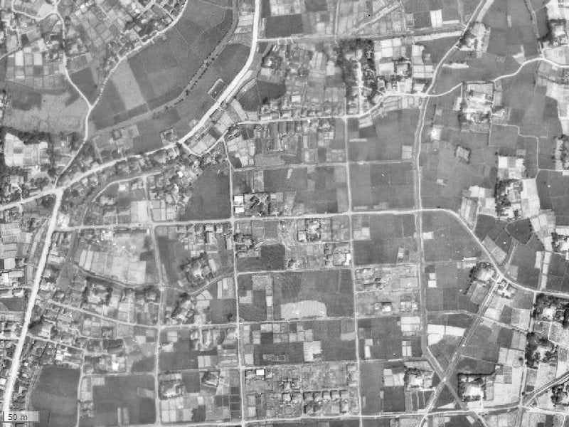 【1945～1950年度撮影】昔のレクセルグランデ綾瀬の場所・周辺環境