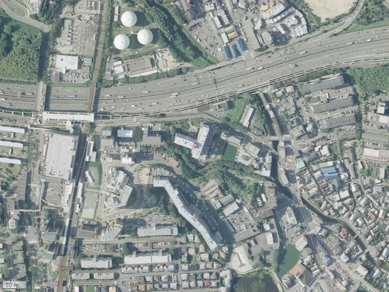 【2007年度撮影】千里スカイハイツの場所・周辺環境