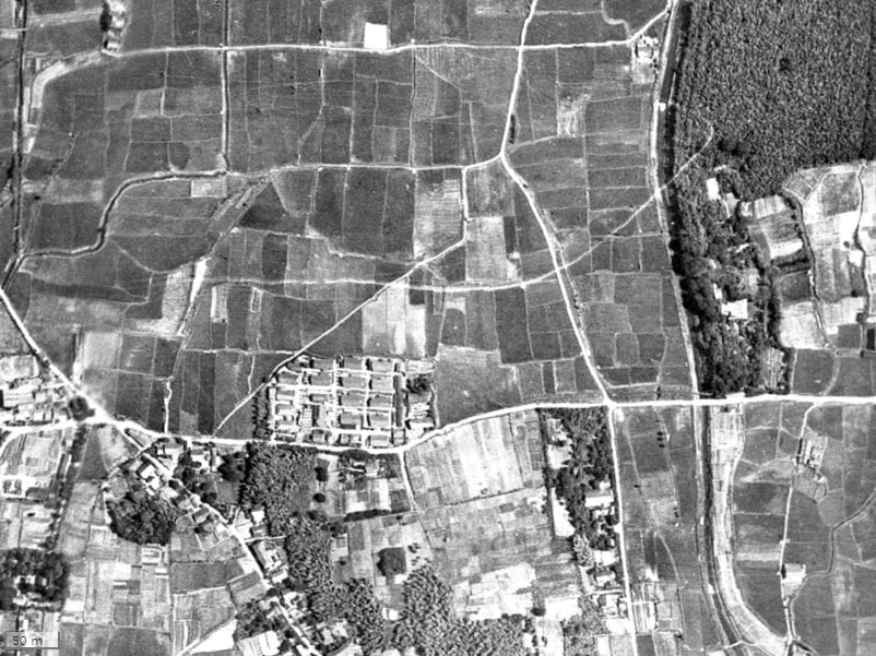 【1945～1950年度撮影】昔のルシエル山科森野町2番館の場所・周辺環境
