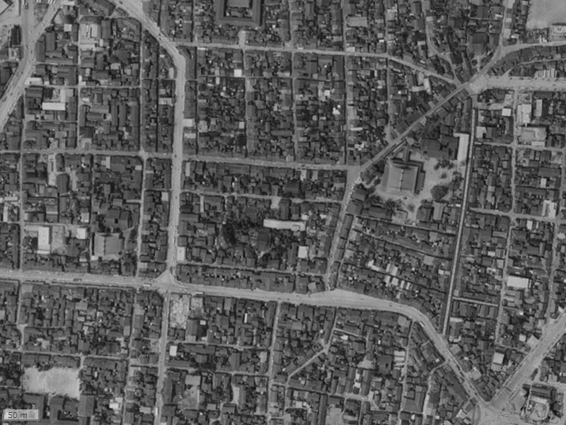 【1961～1969年度撮影】昔のプレミスト金沢本町の場所・周辺環境