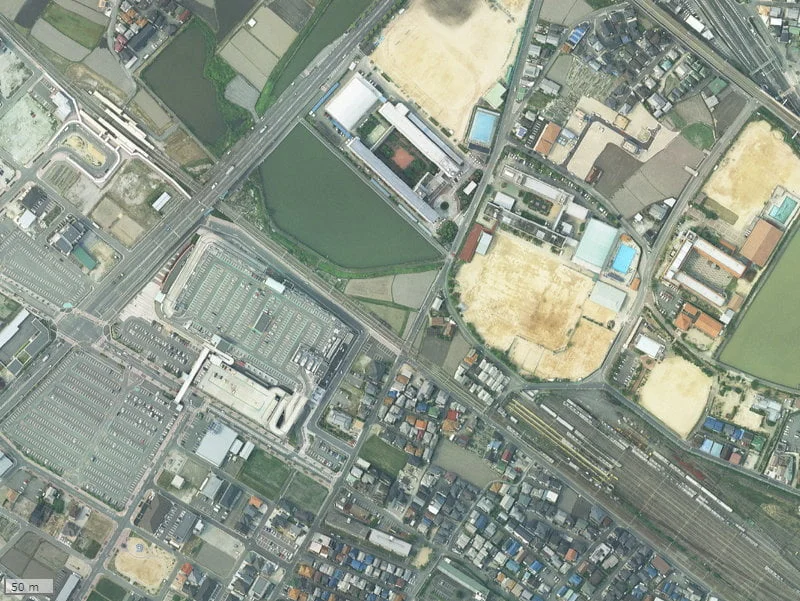 【2009年度撮影】アルファスマート西二見駅（建設前）の場所・周辺環境