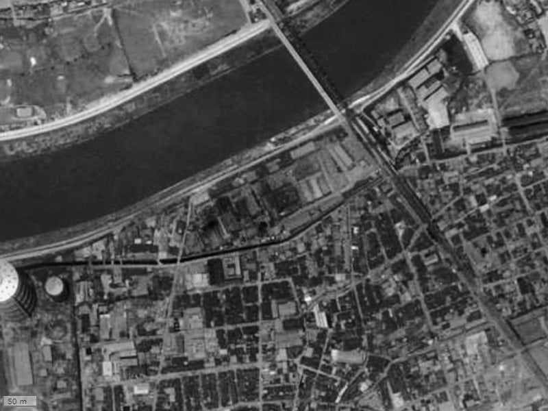 【1961~1969年度撮影】昔のシティテラス神崎川駅前の場所・周辺環境