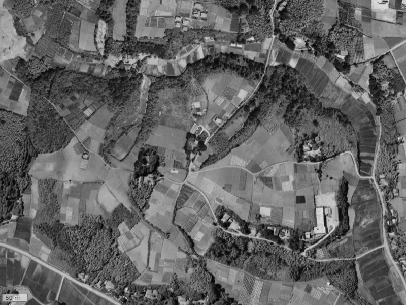 【1961~1969年度撮影】昔の鷺沼南パークホームズ参番館の場所・周辺環境