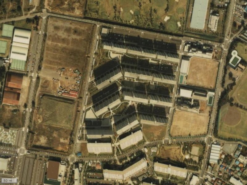 【1984~1986年度撮影】昔の昭島つつじが丘ハイツ北住宅の場所・周辺環境