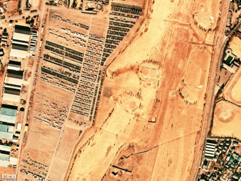 【1974~1978年度撮影】昔の昭島つつじが丘ハイツ北住宅の場所・周辺環境