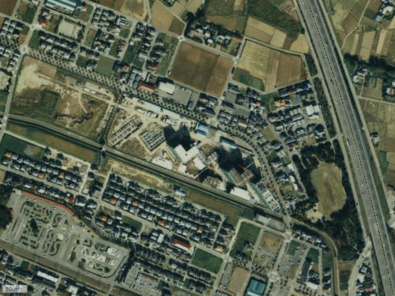 【1987～1990年度撮影】昔のライオンズガーデン花崎の場所・周辺環境