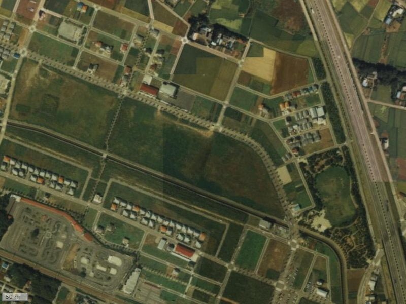 【1984～1986年度撮影】昔のライオンズガーデン花崎の場所・周辺環境