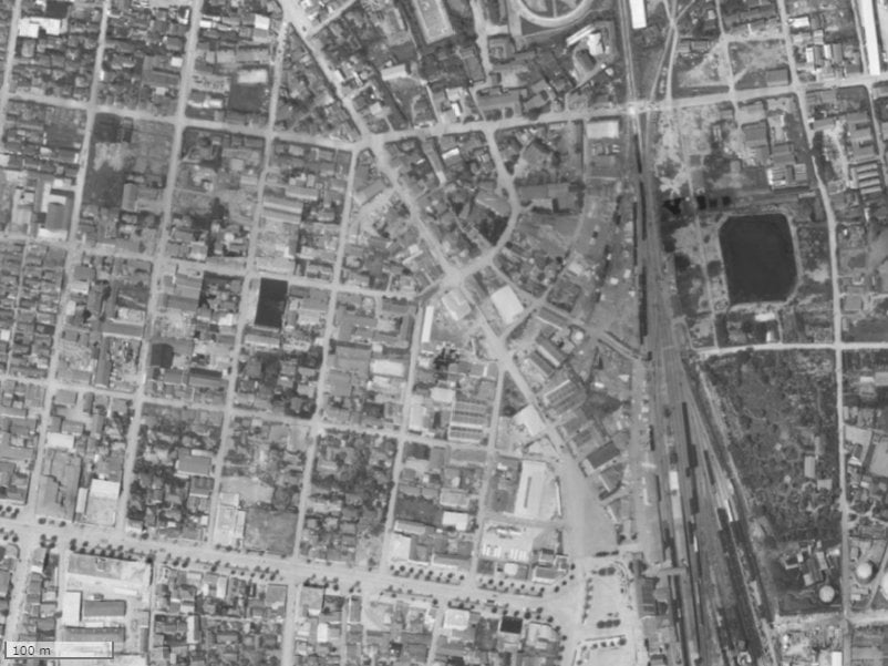 【1961～1969年度撮影】昔のサーパス高千穂通の場所・周辺環境