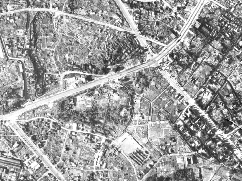 【1945～1950年度撮影】昔のタワーテラス目黒青葉台の場所・周辺環境