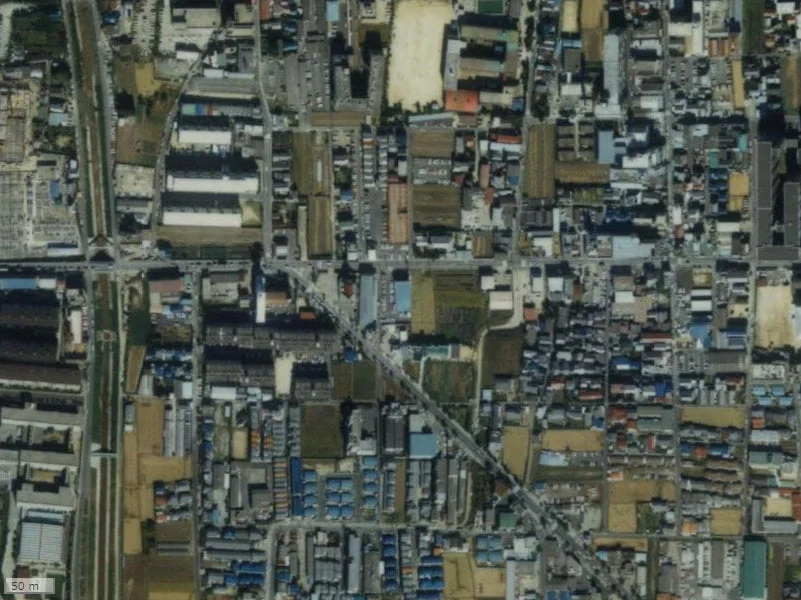 【1984～1986年度撮影】昔のプレミスト奈良三条モルビートの場所・周辺環境