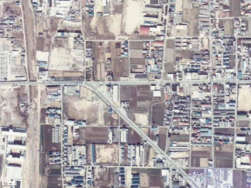 【1974～1978年度撮影】昔のプレミスト奈良三条モルビートの場所・周辺環境