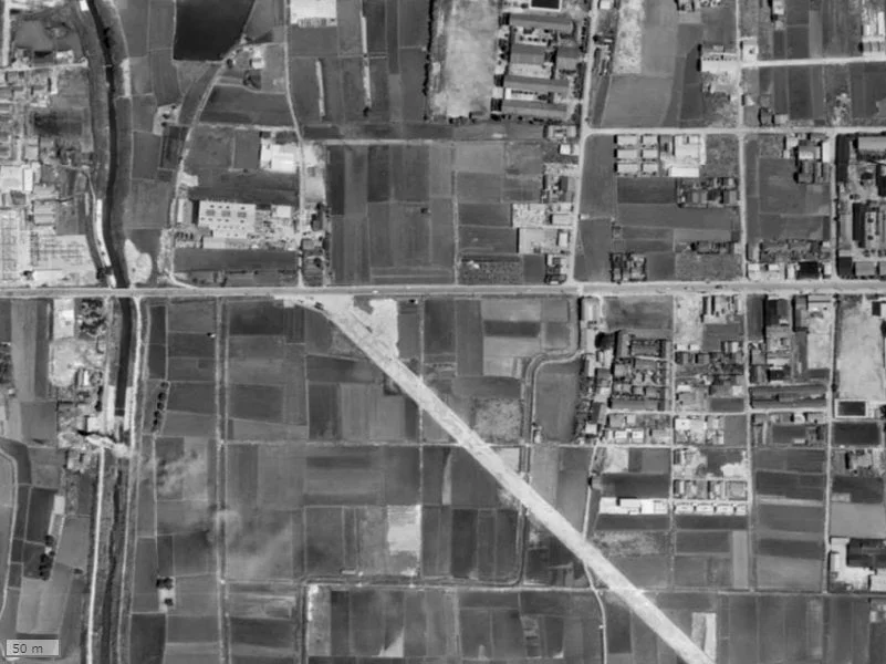 【1961～1969年度撮影】昔のプレミスト奈良三条モルビートの場所・周辺環境