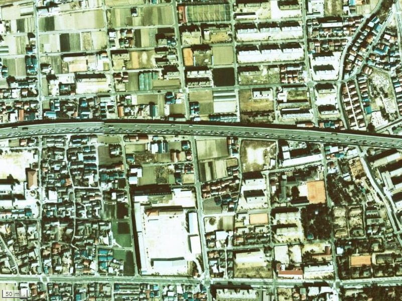 【1974～1978年度撮影】昔のプラウド甲子園口の場所・周辺環境