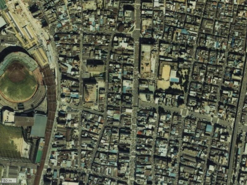 【1979～1983年度撮影】昔のエステムコート難波2アレグリアの場所・周辺環境