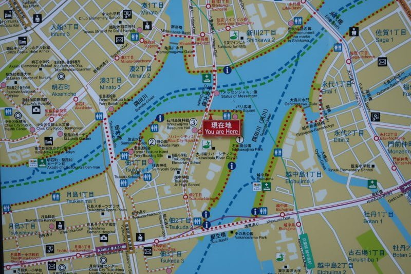 リバーシティ21の立地