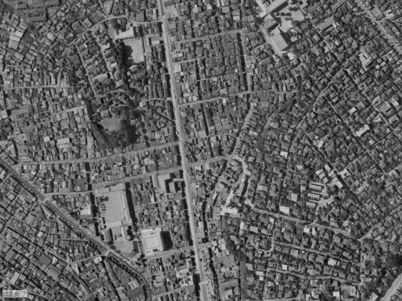 【1961～1969年度撮影】昔のブランズ文京白山一丁目の場所・周辺環境