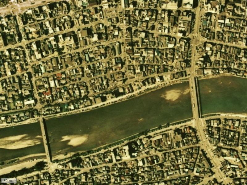 【1974～1978年度撮影】昔の東武ハイライン唐人町の場所・周辺環境