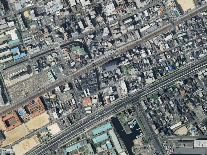 【2009年度撮影】ラシーヌ深江の場所・周辺環境