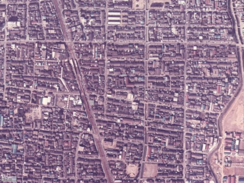 【1974～1978年度撮影】昔のシティハウス北田辺駅前の場所・周辺環境