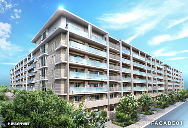 オハナ茅ヶ崎ガーデニアの外観CG