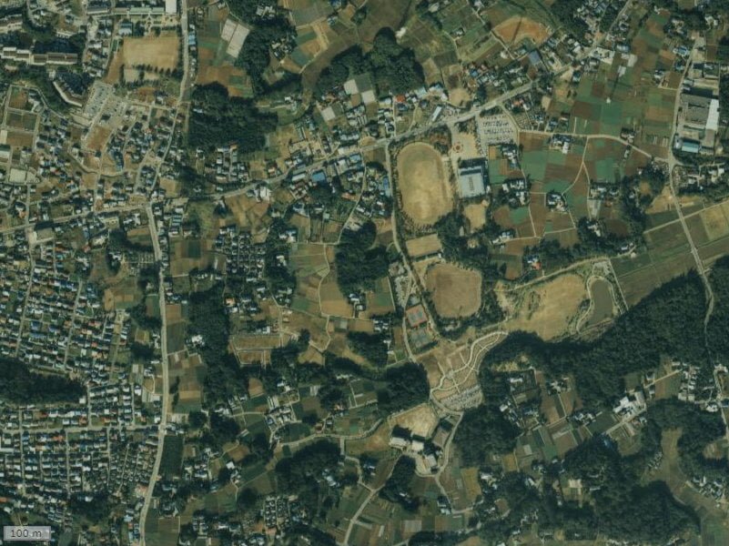 【1987~1990年度撮影】昔のパークホームズ流山セントラルパークの場所・周辺環境