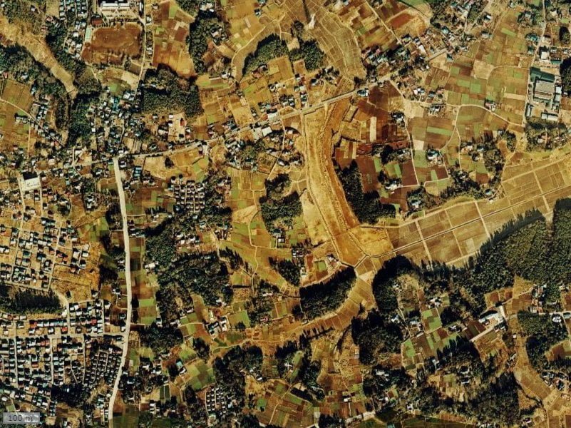 【1974~1978年度撮影】昔のパークホームズ流山セントラルパークの場所・周辺環境