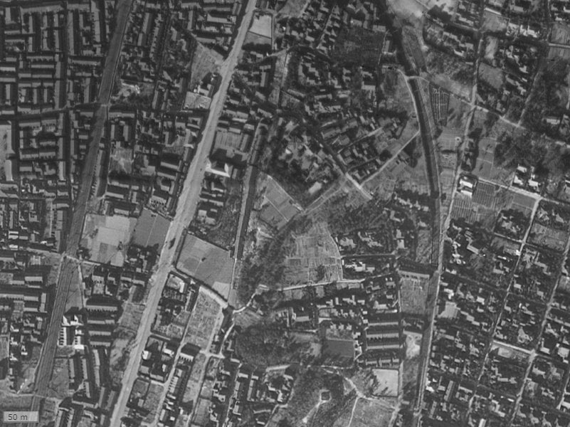 【1936～1942年度撮影】昔のセントポリア帝塚山の場所・周辺環境