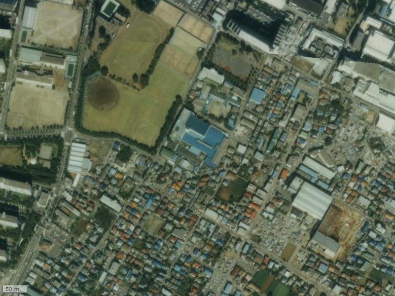 【1987～1990年度撮影】昔のパークホームズ昭島中神の場所・周辺環境