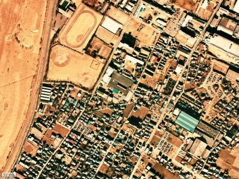 【1974～1978年度撮影】昔のパークホームズ昭島中神の場所・周辺環境