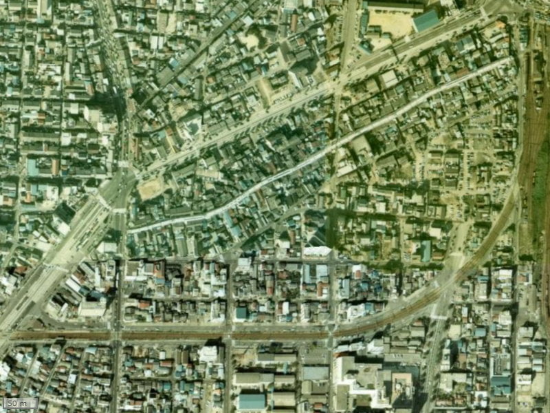 【1974～1978年度撮影】昔のザ・パークハウス大曽根レジデンスの場所・周辺環境