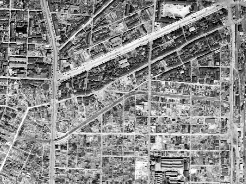 【1945～1950年度撮影】昔のザ・パークハウス大曽根レジデンスの場所・周辺環境