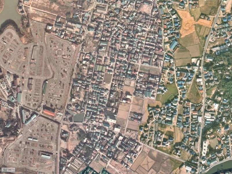 【1974～1978年度撮影】昔のアンピール長住南の場所・周辺環境