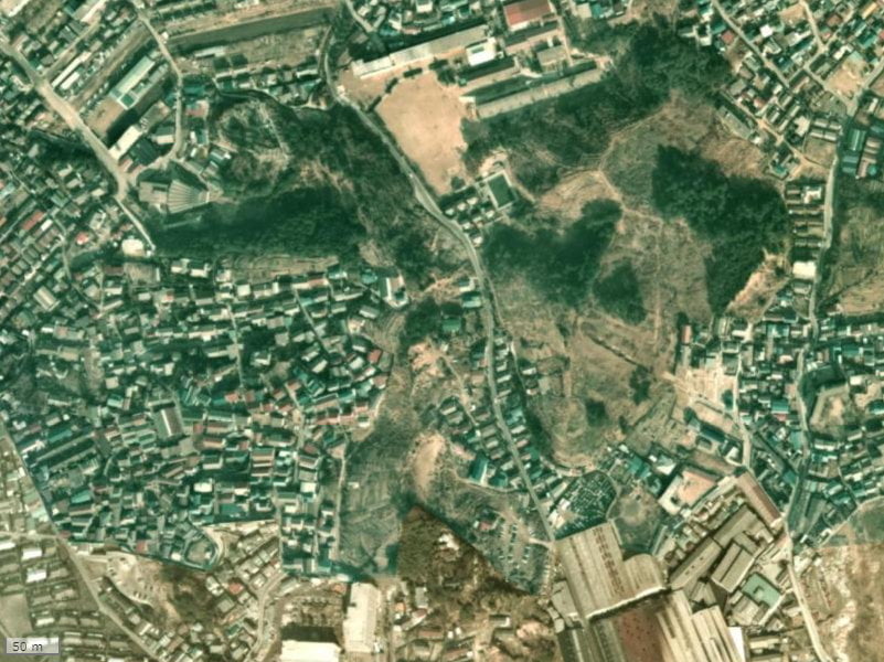 【1974～1978年度撮影】昔のザ・パークハウス府中南の場所・周辺環境