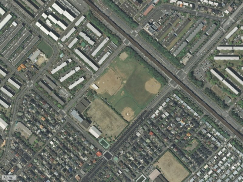 【2009年度撮影】昔のザ・レジデンス検見川浜ガーデンズの場所・周辺環境