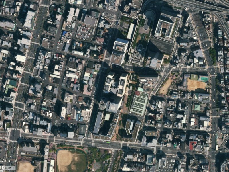 【2017年度撮影】なんばセントラルプラザリバーガーデンの場所・周辺環境