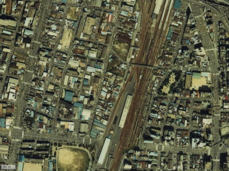 【1979～1983年度撮影】昔のなんばセントラルプラザリバーガーデンの場所・周辺環境