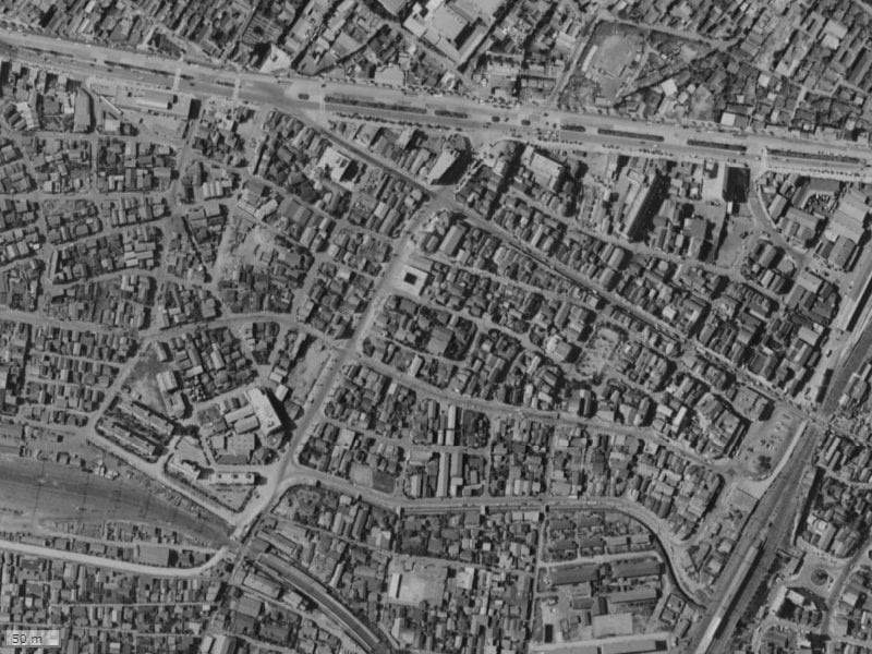 【1961~1969年度撮影】昔のオープンレジデンシア板橋の場所・周辺環境